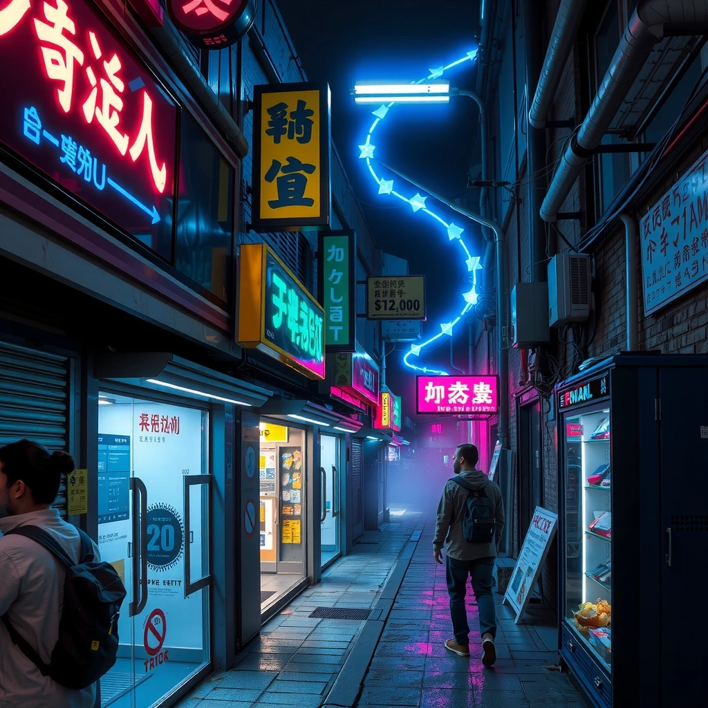 Neon Street Legends cyberpunk setting